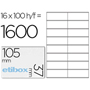 ETIBOX ETIQUETA ILC 105x37mm 16x100-PACK 119754
